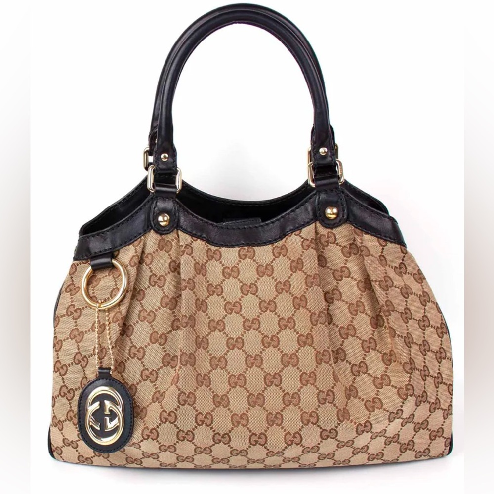 Pre-Loved Gucci GG Sukey Hobo Medium Handbag